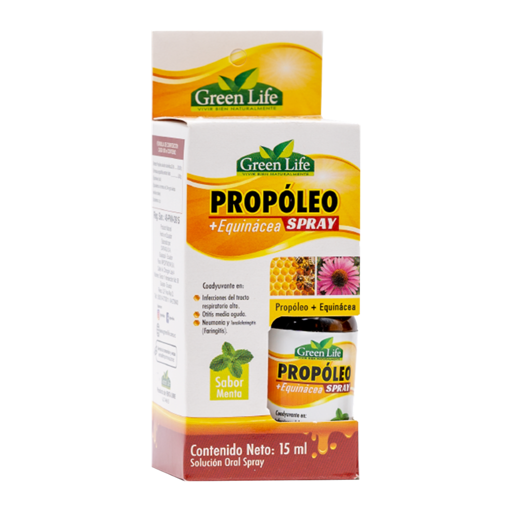 PROPOLEO SABOR MENTA SPRAY 15 ML GREEN LIFE