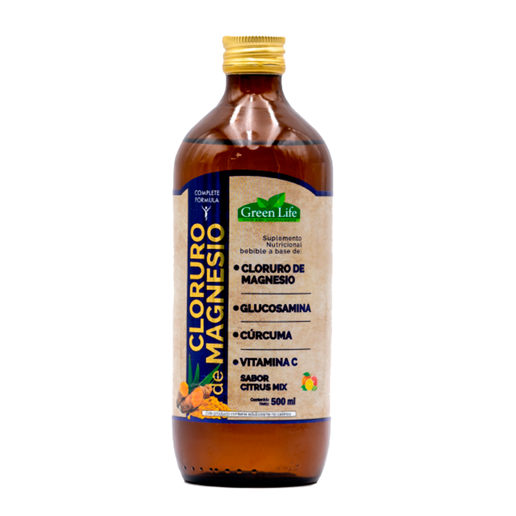 CLORURO DE MAGNESIO JARABE 500ML GREEN LIFE