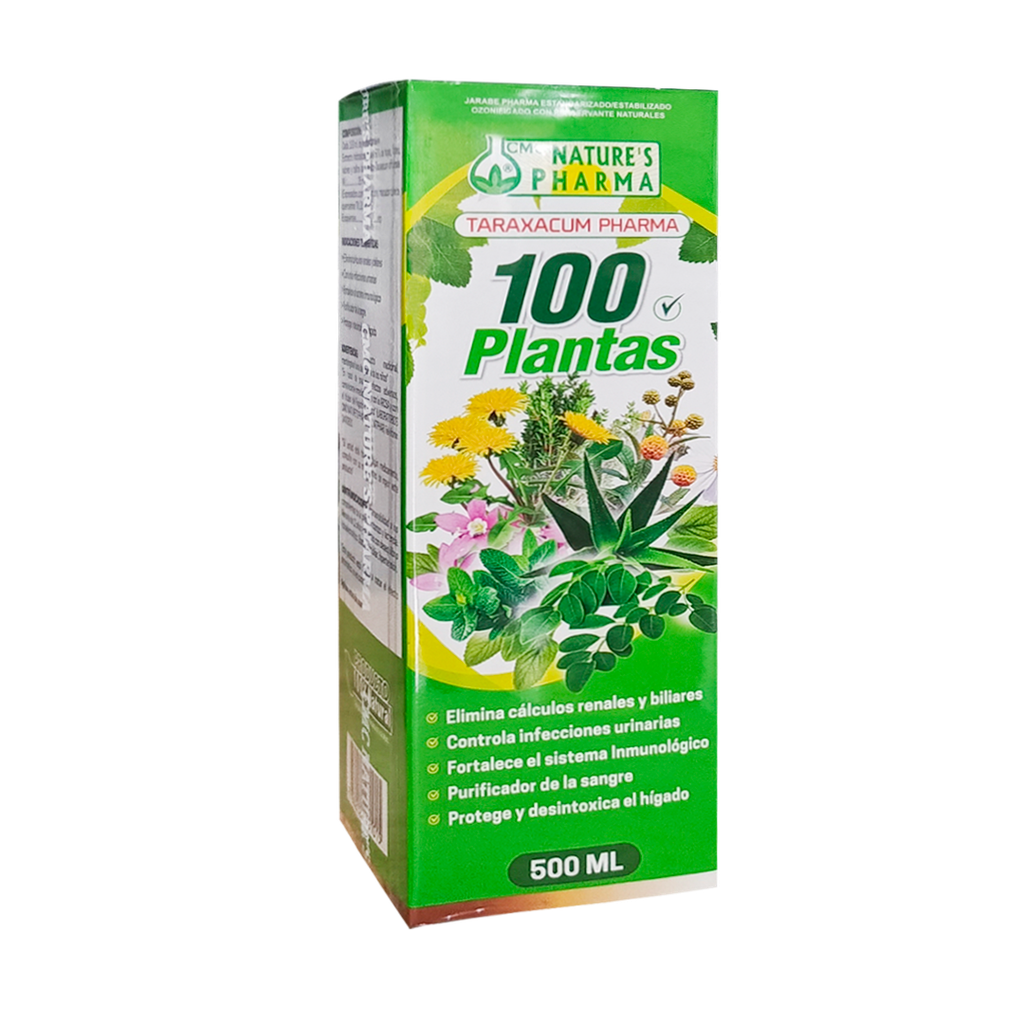 100 PLANTAS JARABE 500 ML NATURES PHARMA