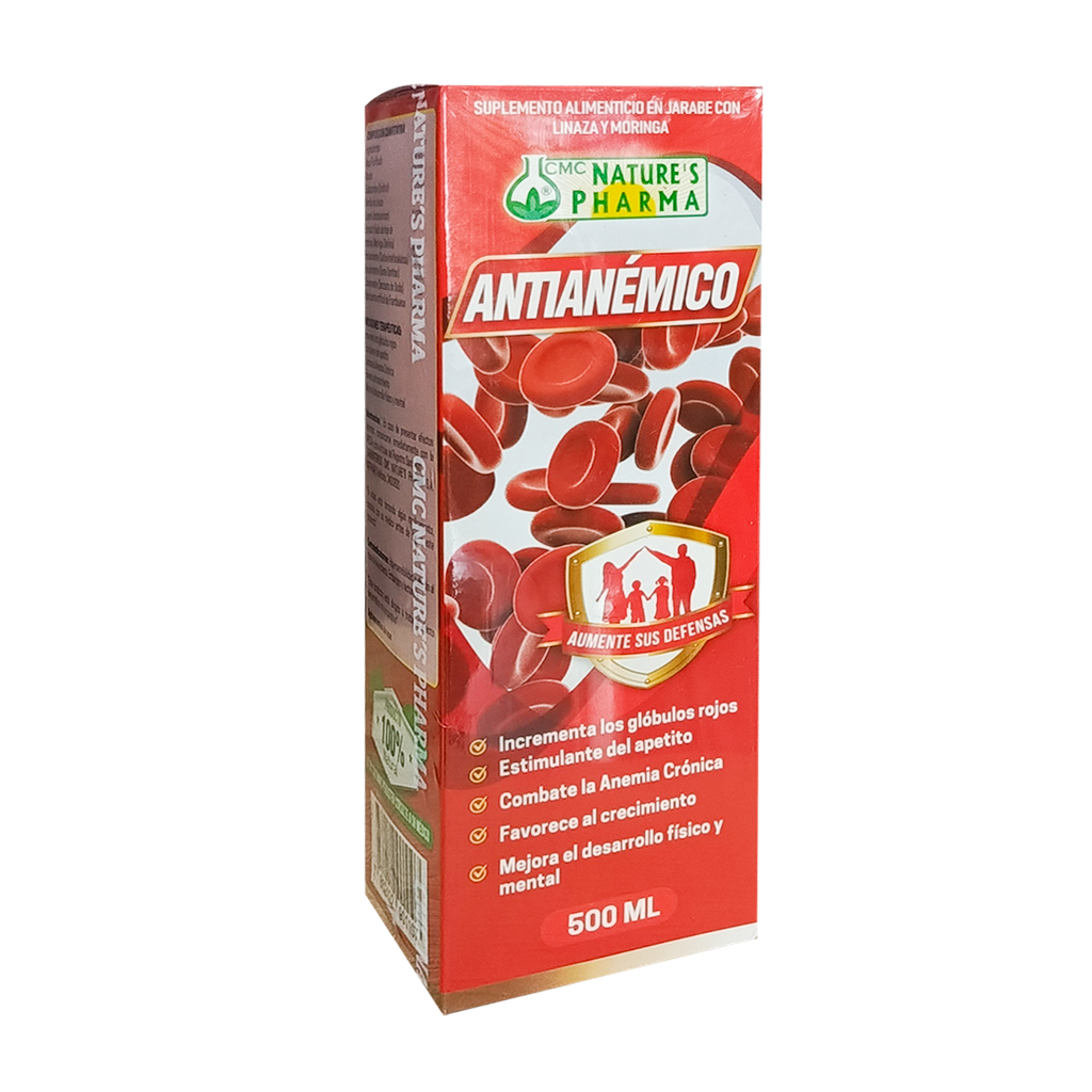 ANTIANEMICO JARABE 500 ML NATURES PHARMA