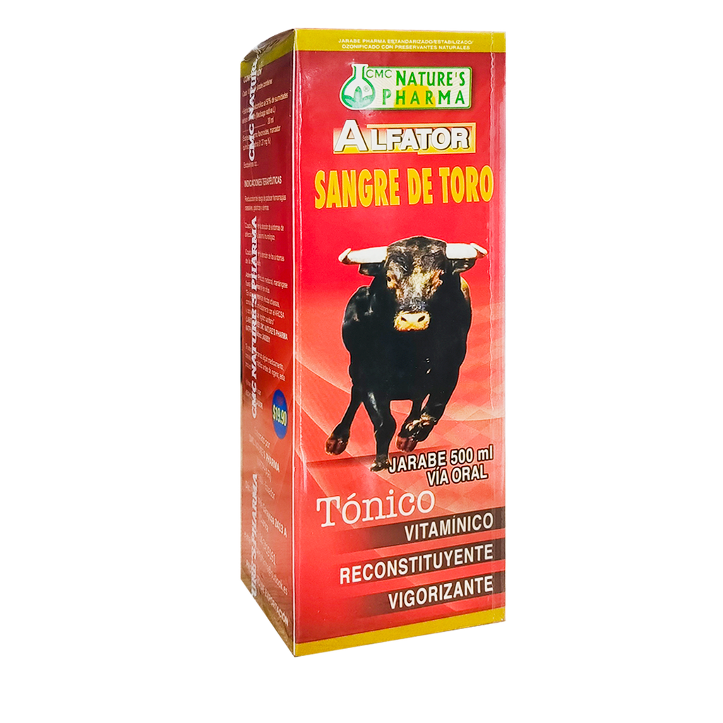 SANGRE DE TORO ALFATOR JARABE 500ML NATURES PHARMA