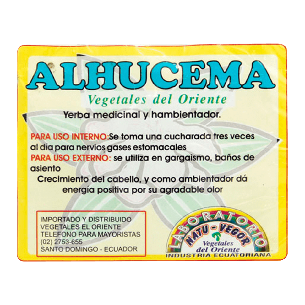 ALHUCEMA MONTE 10 GR VEGETALES DEL ORIENTE