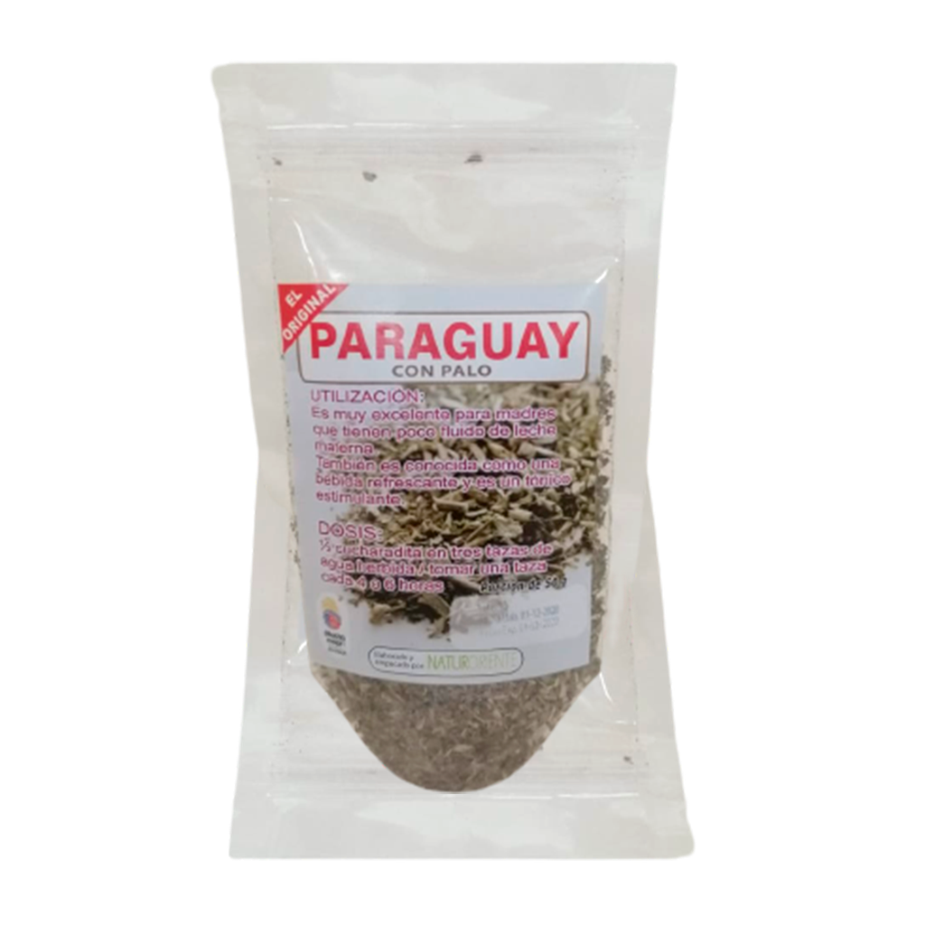 PARAGUAY MONTE 50GR VEGETALES DEL ORIENTE