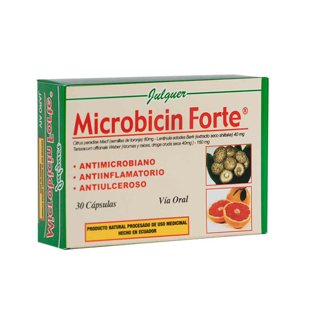 MICROBICIN FORTE CAPSULAS X 30 JULGUER