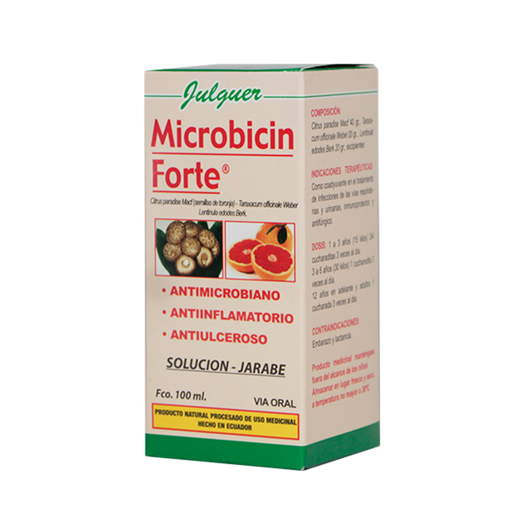MICROBICIN FORTE JARABE 120ML JULGUER