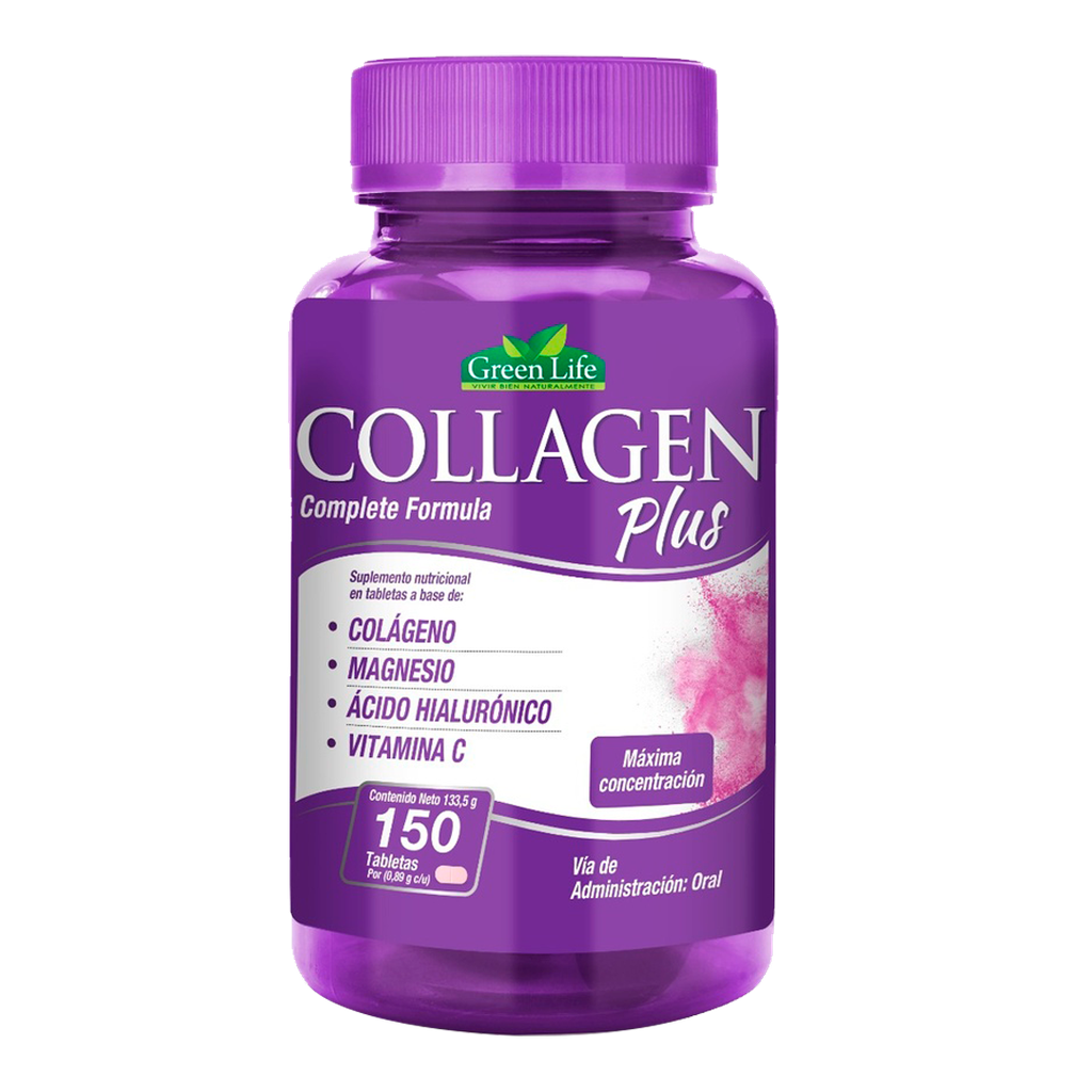COLLAGEN PLUS TABLETAS X150 GREEN LIFE