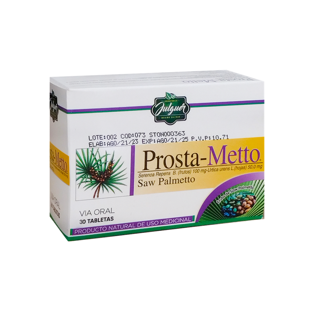 PROSTA-METTO ZINC TABLETAS X60 JULGUER