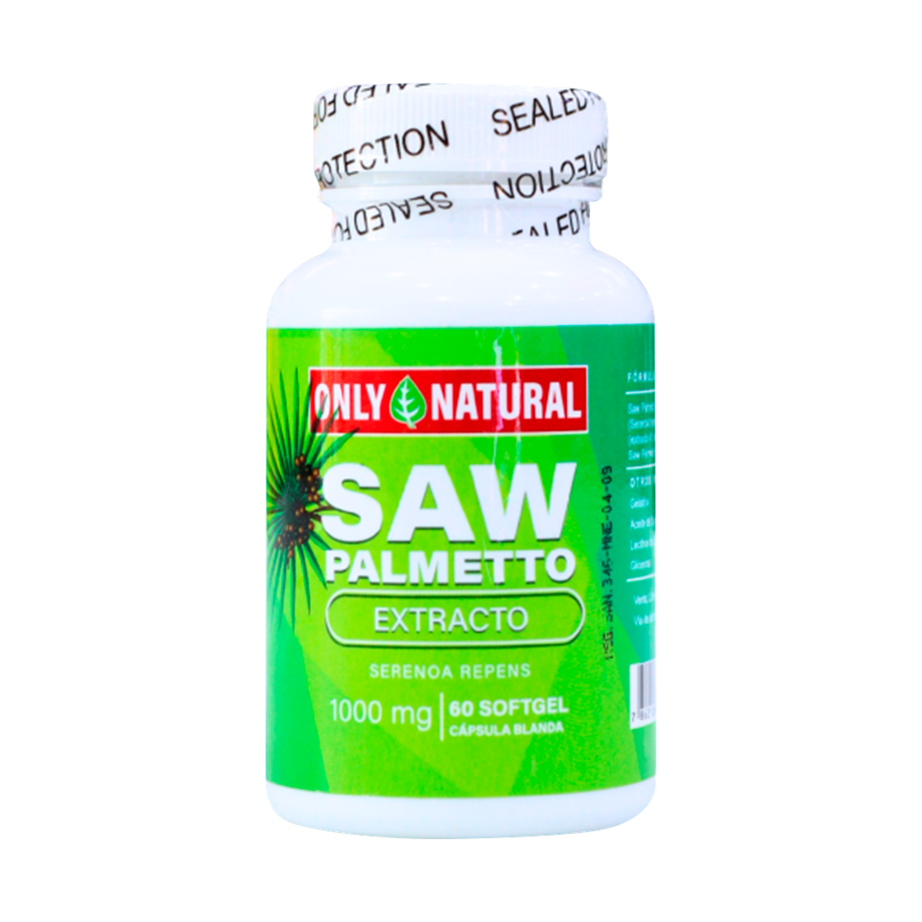 SAW PALMETTO TV 1000 MG SOFTGEL X 60 ONLY NATURAL