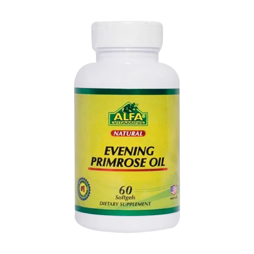EVENING PRIMROSE OIL (ONAGRA) 500MG SOTFGELS X60 ALFA VITAMINS