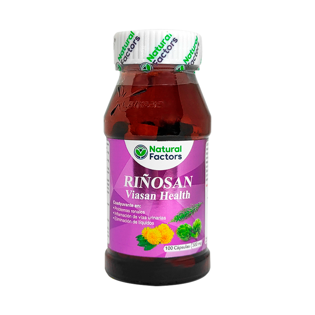 RIÑOSAN VIASAN HEALTH CAPSULAS X100 NATURAL FACTORS