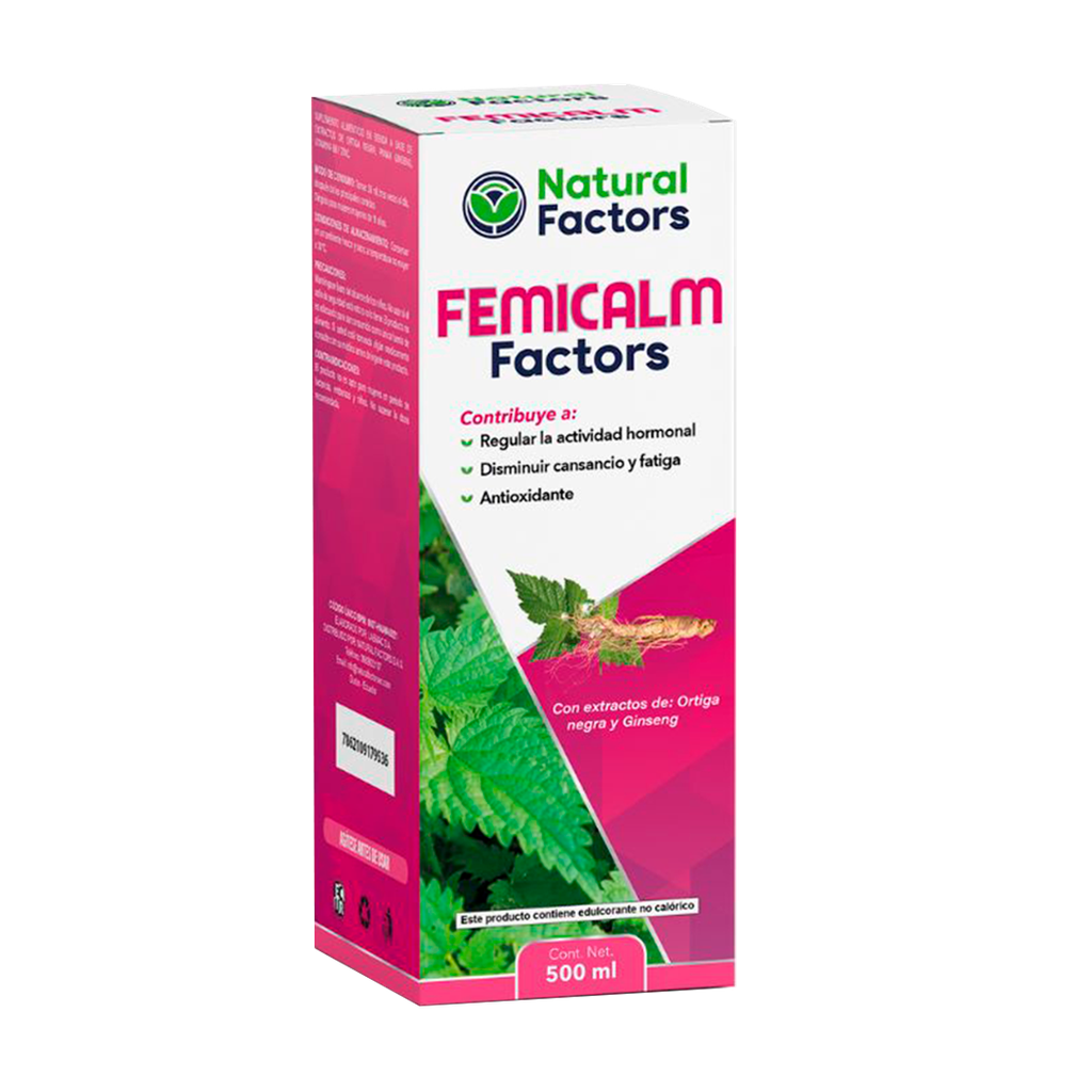 FEMICALM FACTORS SOLUCION ORAL 500ML NATURAL FACTORS