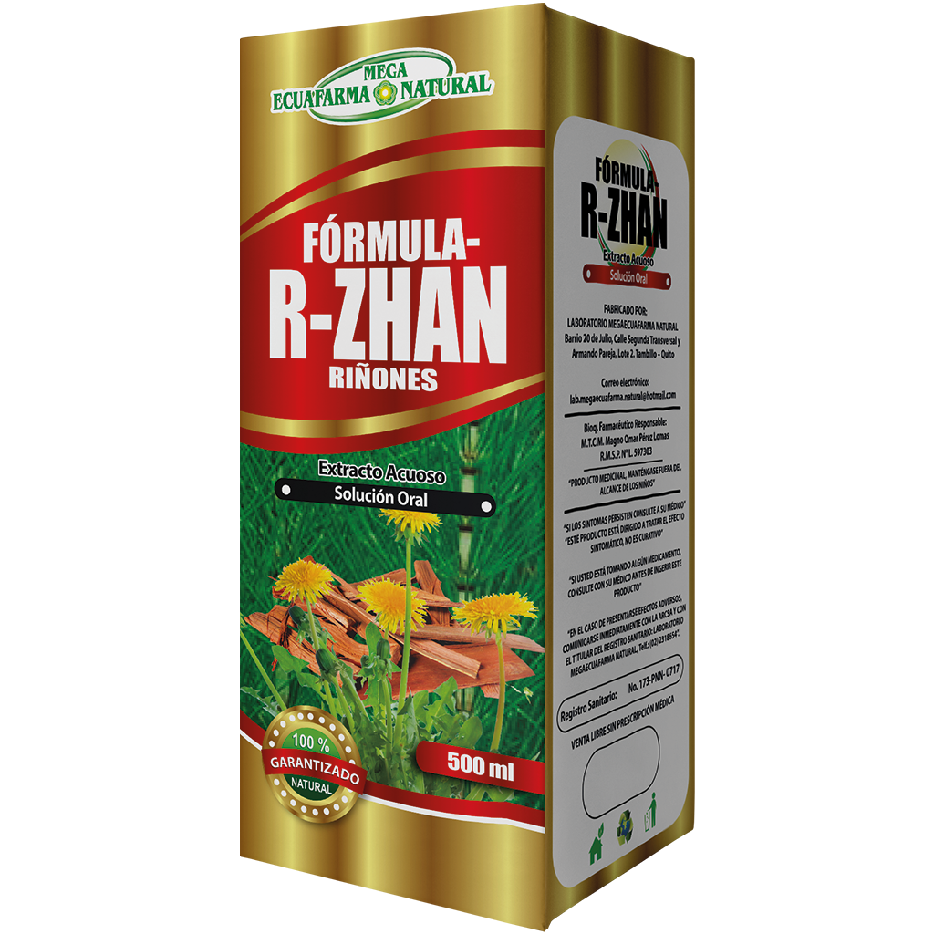FORMULA-R-ZHAN SOLUCIÓN ORAL 500 ML MEGAECUAFARMA NATURAL