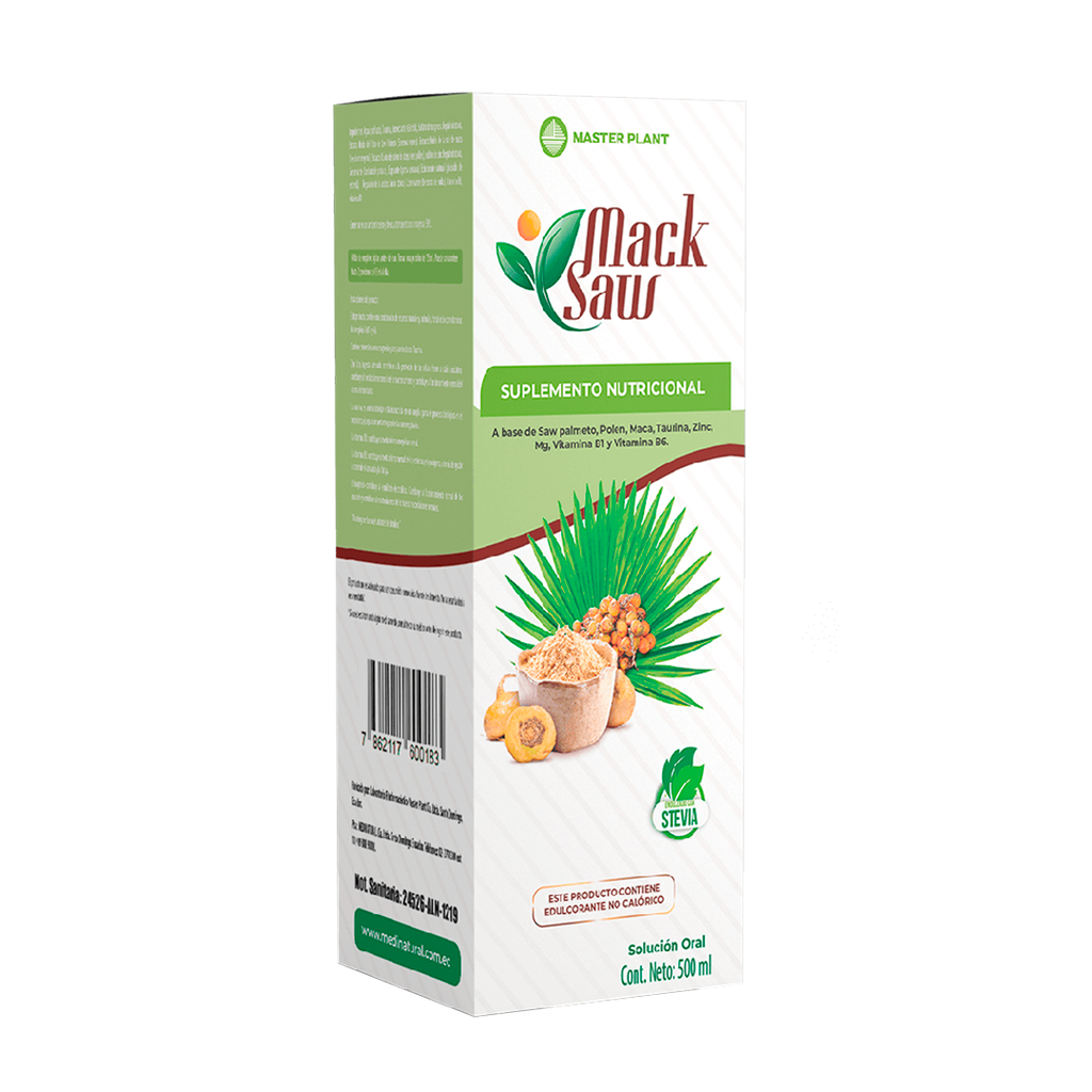 MACK SAW SOLUCION ORAL 500ML MASTER PLANT