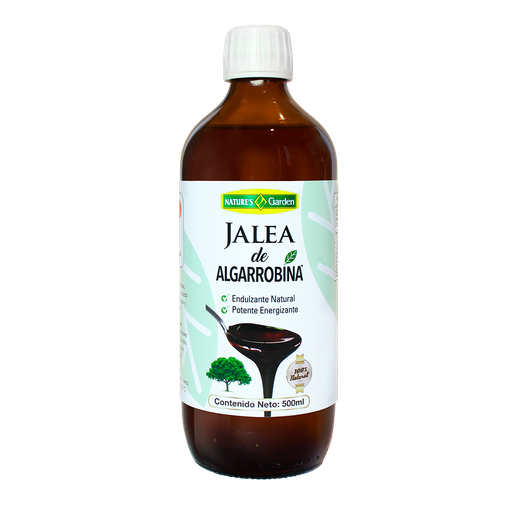 [4932] JALEA DE ALGARROBINA JARABE 500ML NATURES GARDEN 