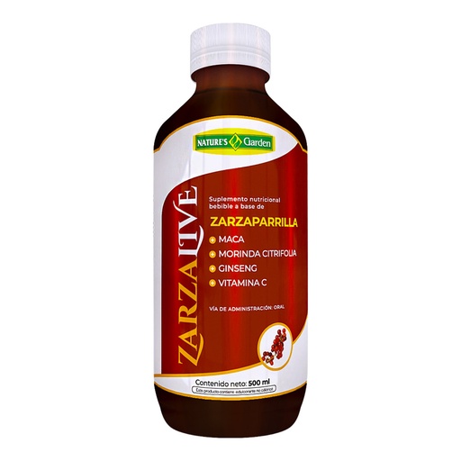 [7098] ZARZALIVE SOLUCIÓN ORAL 500ML NATURES GARDEN 