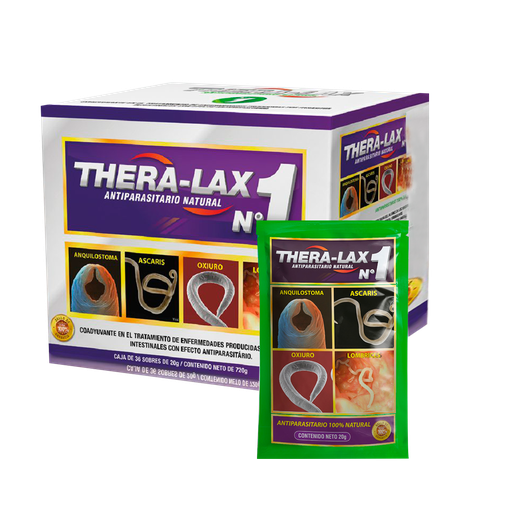[7106] THERA-LAX N°1 ANTIPARASITARIO SOBRES X 36 LABCOCASAM