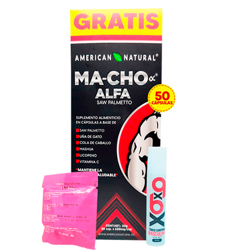 [8169] MACHO ALFA SAW PALMETTO CAPSULAS X50 AMERICAN NATURAL