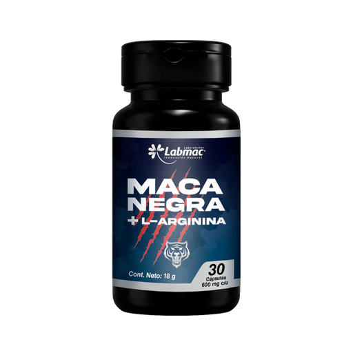 [8180] MACA NEGRA+ L-ARGININA 600MG CAPSULAS X30 LABMAC