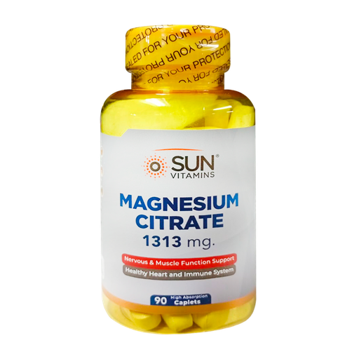 [8195] MAGNESIUM CITRATE 1313MG CAPSULAS X90 SUN VITAMINS