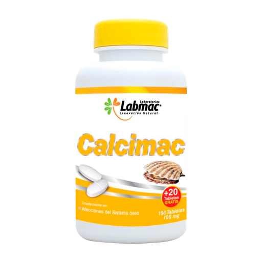 [8224] CALCIMAC TABLETAS X 100 + 20 LABMAC