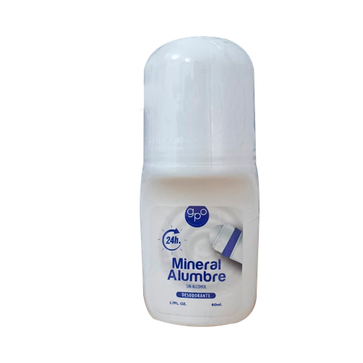 [8265] MINERAL ALUMBRE DESODORANTE ROLL ON 60ML GPO