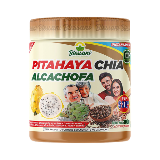 [8292] PITAHAYA CHIA ALCACHOFA FIBRA 300G BLESSANI