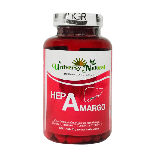 [8302] HEP AMARGO CAPSULAS X50 UNIVERSITY NATURAL