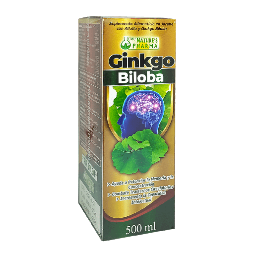 [8342] GINKGO BILOBA JARABE 500 ML NATURES PHARMA