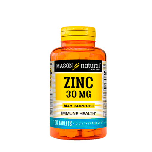 [8343] ZINC 30MG TABLETAS X100 MASON