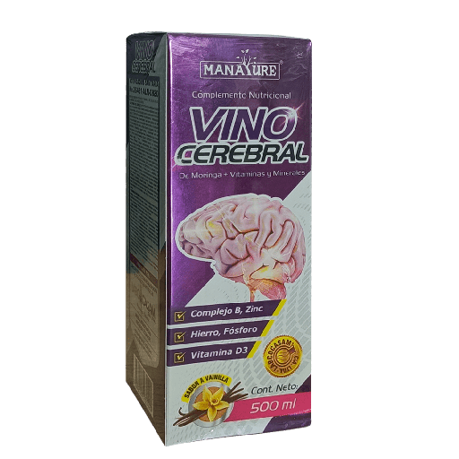 [8387] VINO CEREBRAL SOLUCION ORAL 500ML MANATURE