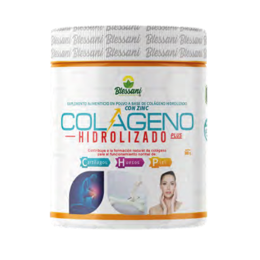 [8396] COLAGENO HIDROLIZADO PLUS POLVO 300G BLESSANI