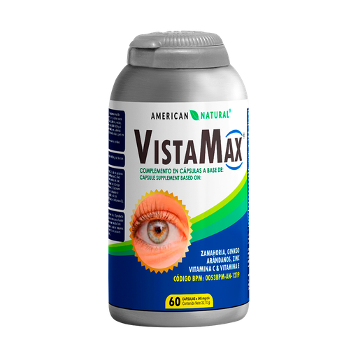 [8413] VISTAMAX 545MG CAPSULAS X60 AMERICAN NATURAL