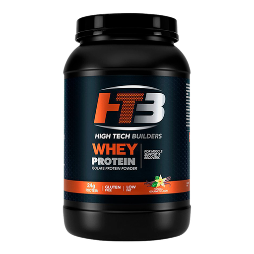 [8420] WHEY PROTEIN 24G POLVO 2 LIBRAS SABOR VAINILLA HTB