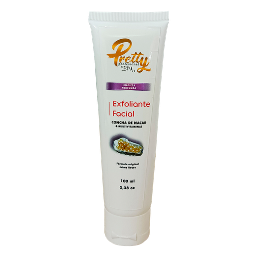 [8437] EXFOLIANTE FACIAL CONCHA DE NACAR CREMA 100ML PRETTY PROFESIONAL SPA