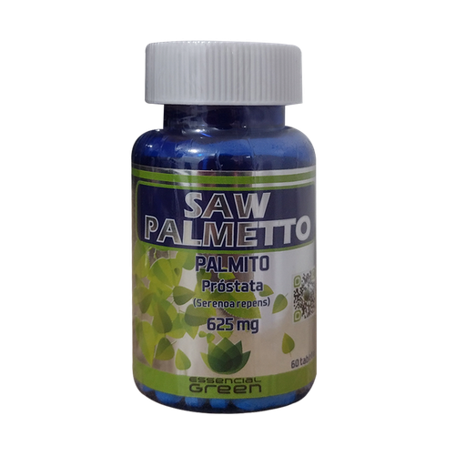 [8442] SAW PALMETTO 625MG TABLETAS X60 ESSENCIAL GREEN