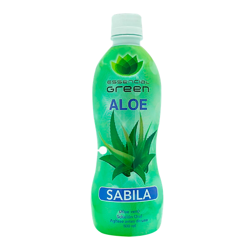 [7463] ALOE SOLUCION ORAL 500ML ESSENCIAL GREEN