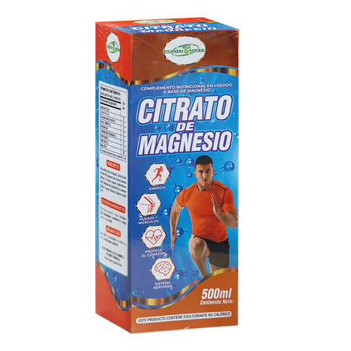 [8474] CITRATO DE MAGNESIO SOLUCIÓN ORAL 500 ML MEGAECUAFARMA NATURAL