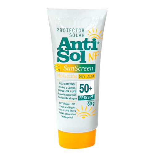 [8515] ANTISOL NF PROTECTOR SOLAR 50+ CREMA 60G NEOFARMACO