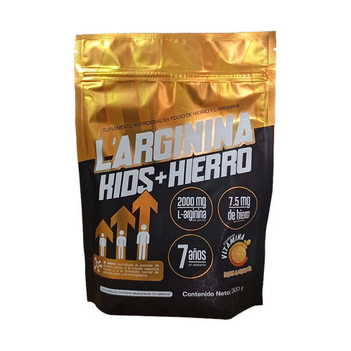 [8534] L-ARGININA KIDS + HIERRO POLVO 300G QUANTUMPHARM