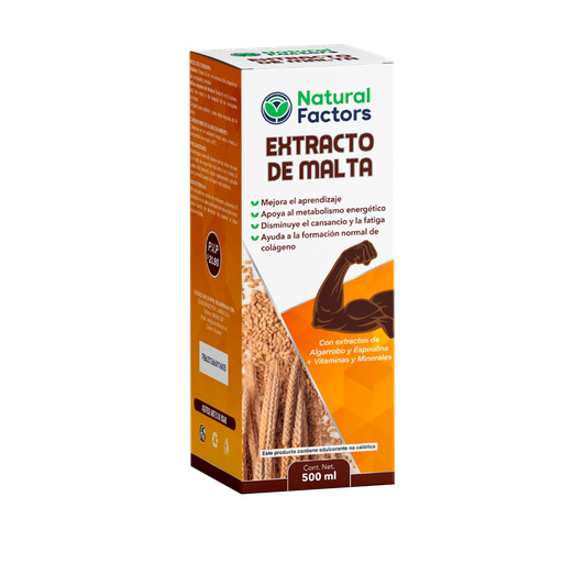 [8560] EXTRACTO DE MALTA SOLUCION ORAL 500ML NATURAL FACTORS