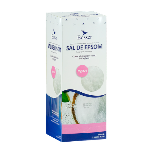 [8568] SAL DE EPSOM POLVO SOBRES X35 20GR BOSSER