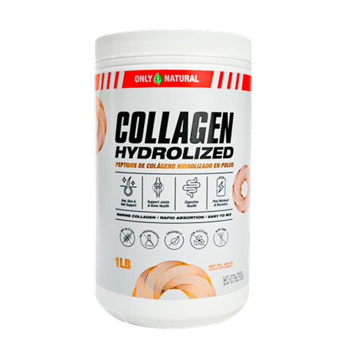 [8593] COLLLAGEN HYDROLIZED POLVO 1LB ONLY NATURAL