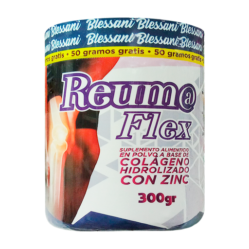 [8595] REUM@ FLEX COLAGENO HIDROLIZADO CON ZINC POLVO 300G BLESSANI