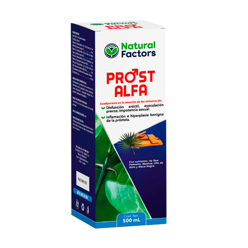 [8608] PROST ALFA SOLUCION ORAL 500ML NATURAL FACTORS