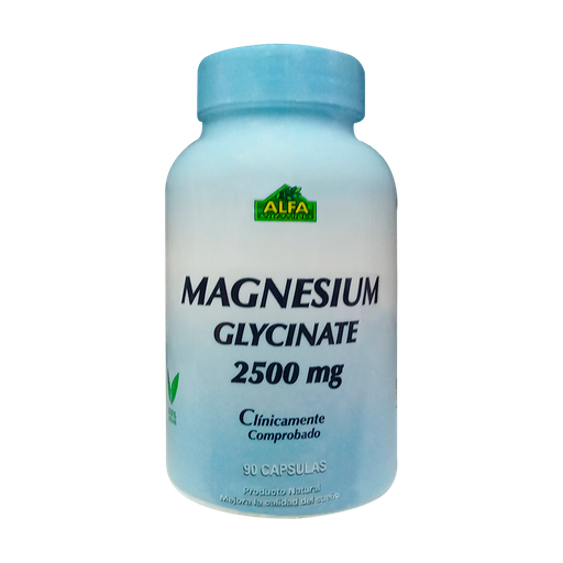 [8617] MAGNESIUM GLYCINATE 2500MG CAPSULAS X90 ALFA VITAMINS