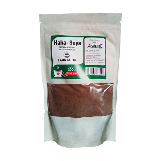 [8637] HABA Y SOYA TOSTADA Y MOLIDA SUCEDANEO DEL CAFE 200G AGRESTE