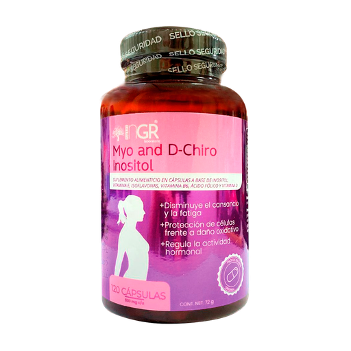 [8645] MYO AND D-CHIRO INOSITOL CAPSULAS X120 NGR