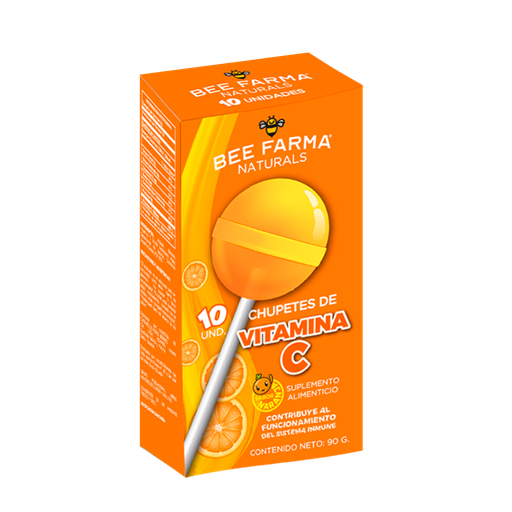 [8651] VITAMIN C CHUPETE X10 BEE FARMA