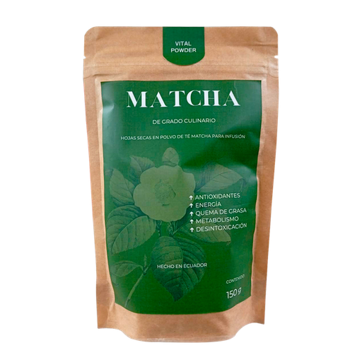 [8654] MATCHA POLVO 150G VITAL POWDER