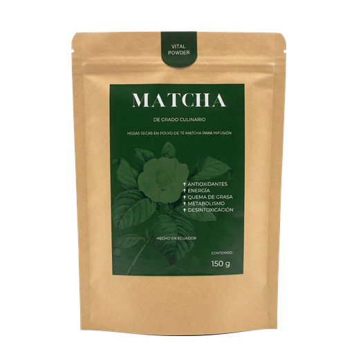 [8654] MATCHA POLVO 150G VITAL POWDER
